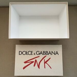 Dolce & Gabbana Beige Box with Red SK Logo